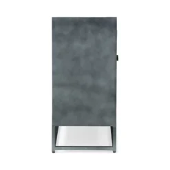 Conley Handcrafted Modern Industrial 2 Door Cabinet Gray/Black - Christopher Knight Home -Furniture Promotion Series GUEST 6859c858 2ecb 40c9 8f4b ab93f6eb3734
