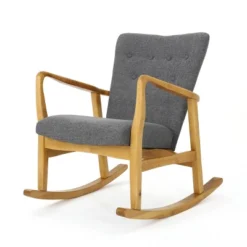 Callum Mid-Century Fabric Rocker - Christopher Knight Home -Furniture Promotion Series GUEST 68a4a96d 664f 4431 bcc6 dc0bdf89c146