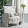 Arabella Club Chair White/Blue - Christopher Knight Home