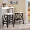 Set Of 2 Greely Farmhouse Barstools - Christopher Knight Home