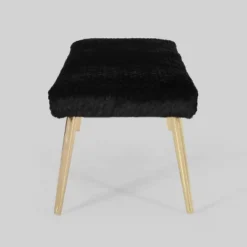 Capernaum Faux Fur Bench - Christopher Knight Home -Furniture Promotion Series GUEST 6abb7c3e 19f4 4c6e 8c0b fb949e1e5479