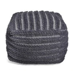 Square Brady Boho Handcrafted Large Fabric Pouf - Christopher Knight Home -Furniture Promotion Series GUEST 6b09b4ad 93fb 451a ad4b b07e163ae226