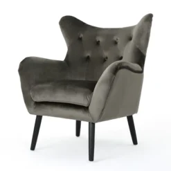 Alyssa New Velvet Armchair - Christopher Knight Home -Furniture Promotion Series GUEST 6c83a62d 3a3b 4d0d a45b b4ba501001bd