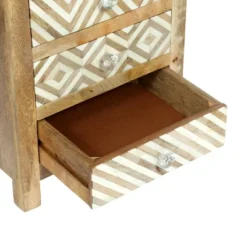 Sandia Handcrafted Boho 4 Drawer Mango Wood Nightstand Natural/White - Christopher Knight Home 15 Sandia Handcrafted Boho 4 Drawer Mango Wood Nightstand Natural/White - Christopher Knight Home -Furniture Promotion Series GUEST 6c9879d1 0914 4449 b64e 5873eda311e4
