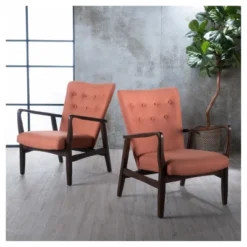 Set Of 2 Becker Upholstered Armchairs - Christopher Knight Home -Furniture Promotion Series GUEST 6d3a0bd6 7322 417b 9f6a f9fcf63e6cbc