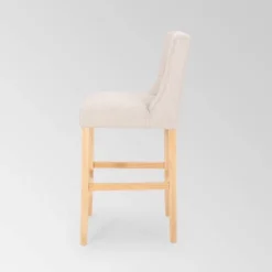 Set Of 2 Lansglen Button Tufted Wingback Barstools - Christopher Knight Home -Furniture Promotion Series GUEST 6e8f3d0b 4cba 4036 81a1 456b2eb9209c