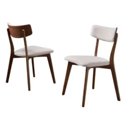 Set Of 2 Chazz Mid-Century Dining Chair - Christopher Knight Home -Furniture Promotion Series GUEST 6eabfb8a 2854 4bd8 b7f2 65707ab7bd4f