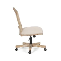 Scilley French Country Upholstered Swivel Office Chair - Christopher Knight Home -Furniture Promotion Series GUEST 6f2b76f8 aa3e 4242 903a 3105a1048275