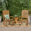 Arcadia 2pk Acacia Wood Rocking Chair Teak - Christopher Knight Home