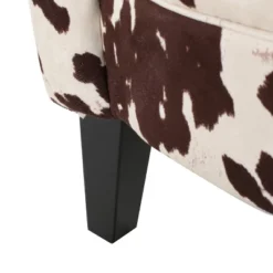 Arabella New Velvet Club Chair - Milk Cow - Christopher Knight Home -Furniture Promotion Series GUEST 700ae4b8 ff32 4744 a6f4 f64619866e95