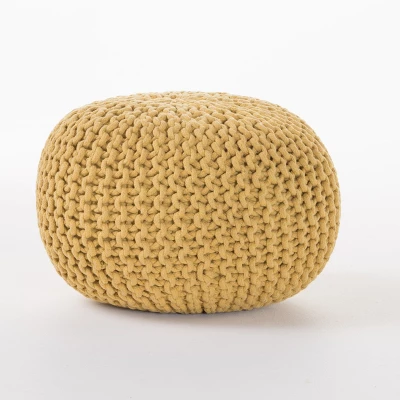 Moro Handcrafted Modern Cotton Pouf - Christopher Knight Home 10 Moro Handcrafted Modern Cotton Pouf - Christopher Knight Home - Image 10