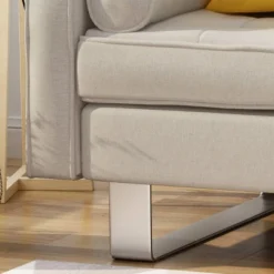 Typhaine Modern Fabric Chaise Loveseat Beige - Christopher Knight Home 6 Typhaine Modern Fabric Chaise Loveseat Beige - Christopher Knight Home -Furniture Promotion Series GUEST 75396e10 b4df 4828 83a9 6b1a4297b873