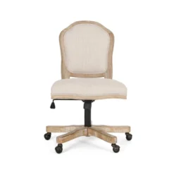Scilley French Country Upholstered Swivel Office Chair - Christopher Knight Home -Furniture Promotion Series GUEST 75833bb5 7217 4131 ad12 505b9bcf77ab
