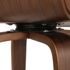 2pc Hargis Mid Century Modern Channel Stitch Bentwood Swivel Counter Height Barstools - Christopher Knight Home -Furniture Promotion Series GUEST 77ef931c 4007 4714 83f2 7c0f6bf1d0a5