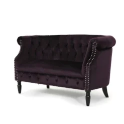 Milani Scroll Arm Loveseat - Christopher Knight Home -Furniture Promotion Series GUEST 786dc452 8cb5 4ec7 a5b8 1cf12f9c6bf7