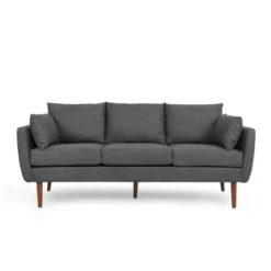 Feichko Contemporary Fabric Pillow Back 3 Seater Sofa - Christopher Knight Home -Furniture Promotion Series GUEST 7b46eb55 34c1 4128 97e2 ab597049ffd7