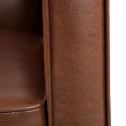 Mervynn Mid-Century Modern Button Tufted Recliner Cognac Brown/Dark Espresso - Christopher Knight Home -Furniture Promotion Series GUEST 7bf5fcd4 7d1e 49be 925f a38efe667fa1