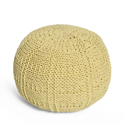 Yuny Handcrafted Modern Fabric Pouf - Christopher Knight Home 12 Yuny Handcrafted Modern Fabric Pouf - Christopher Knight Home - Image 12