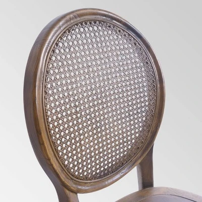 Set Of 2 Chrystie Rattan Dining Chair - Christopher Knight Home 3 Set Of 2 Chrystie Rattan Dining Chair - Christopher Knight Home - Image 3