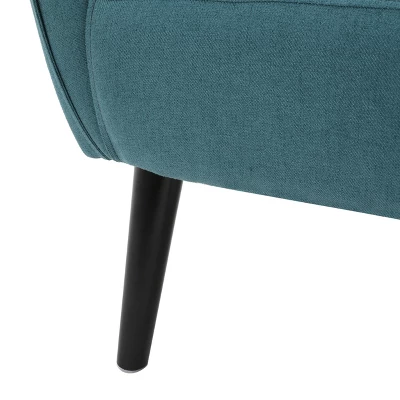 Alphonse Armchair Dark Teal - Christopher Knight Home 3 Alphonse Armchair Dark Teal - Christopher Knight Home - Image 3