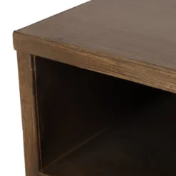 Pilster Contemporary End Table With Storage Walnut/Natural/Black - Christopher Knight Home 17 Pilster Contemporary End Table With Storage Walnut/Natural/Black - Christopher Knight Home -Furniture Promotion Series GUEST 7e02b7b3 3a3e 4de4 b464 3b5ab3a06a54