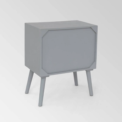 Aldape 2 Drawer Cabinet Natural - Christopher Knight Home 4 Aldape 2 Drawer Cabinet Natural - Christopher Knight Home - Image 4