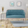 Faye Classical Tufted Loveseat - Christopher Knight Home