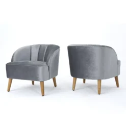 Set Of 2 Amaia Modern New Velvet Club Chair - Christopher Knight Home -Furniture Promotion Series GUEST 8587fd0f 083b 48d8 b1ac ffc887f4ec8e