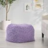 Moloney Modern Microfiber Chenille Round Pouf - Christopher Knight Home