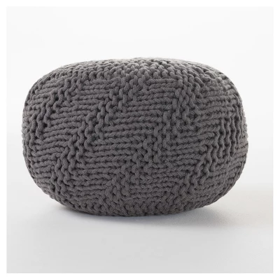Hazel Pouf Ottoman - Christopher Knight Home 6 Hazel Pouf Ottoman - Christopher Knight Home - Image 6