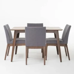 5pc Kwame Rectangular Dining Set - Christopher Knight Home -Furniture Promotion Series GUEST 871cbd9b 9363 4ff1 b794 0edff9657a46