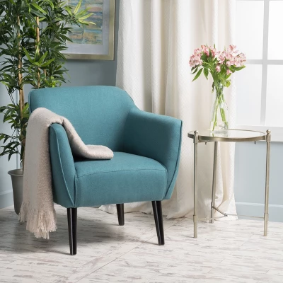 Alphonse Armchair Dark Teal - Christopher Knight Home 1 Alphonse Armchair Dark Teal - Christopher Knight Home