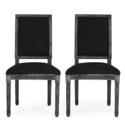 2pk Regina French Country Wood Upholstered Dining Chairs - Christopher Knight Home 25 2pk Regina French Country Wood Upholstered Dining Chairs - Christopher Knight Home -Furniture Promotion Series GUEST 8d0770c4 e6a1 457f ab9e 7d7ba4c22f00