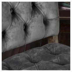 Set Of 2 Saltillo New Velvet Dining Chair Charcoal - Christopher Knight Home -Furniture Promotion Series GUEST 8d12d186 eee0 4ddb aaaf 61202fa989aa