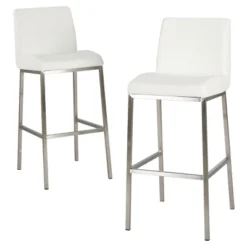 30" Vasos Bonded Leather Barstool Set 2ct - Christopher Knight Home -Furniture Promotion Series GUEST 8e33dab8 471c 4dbc 87e7 e90d14d45927