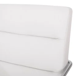 Gehring Modern Channel Stitched Swivel Office Lift Chair White/Chrome - Christopher Knight Home -Furniture Promotion Series GUEST 8e757e01 3c8e 4a82 a128 8e005b14c38a