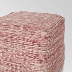 Deja Boho Yarn Pouf Red - Christopher Knight Home -Furniture Promotion Series GUEST 8f1c1434 78fe 4e30 b084 8b2b6653e0bd