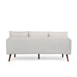 Feichko Contemporary Fabric Pillow Back 3 Seater Sofa - Christopher Knight Home -Furniture Promotion Series GUEST 906b4b63 78d4 4a03 974d 46b380ed8c8b