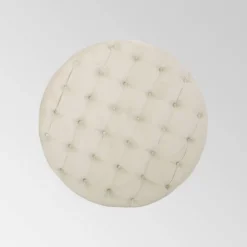 Orla Modern Glam Round Ottoman - Christopher Knight Home 7 Orla Modern Glam Round Ottoman - Christopher Knight Home -Furniture Promotion Series GUEST 943e99c1 c1dd 48ca 9b63 b158653e9325