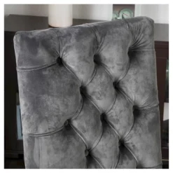 Set Of 2 Saltillo New Velvet Dining Chair Charcoal - Christopher Knight Home -Furniture Promotion Series GUEST 94989472 c92b 4331 a4e1 95eb77e3c670