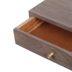 Bucyrus Rustic Glam Handcrafted Acacia Wood C Shaped Side Table Dark Brown/Gold - Christopher Knight Home -Furniture Promotion Series GUEST 94f67cae ae72 48de 880f 4aaac1e0e5a8