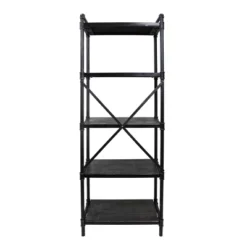 71" Driscoe Industrial 5 Shelf Firwood Bookcase Gray/Pewter - Christopher Knight Home -Furniture Promotion Series GUEST 954e0c19 1894 4cb9 bf1d 55407a51a34b