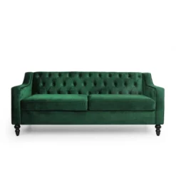 Knouff Modern Glam Tufted Velvet 3 Seater Sofa - Christopher Knight Home -Furniture Promotion Series GUEST 9afeff1e c046 43d2 a1d4 374a105b09b3