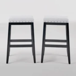 Set Of 2 Greely Farmhouse Barstools - Christopher Knight Home -Furniture Promotion Series GUEST 9bb8970e bc26 4b85 a67a 3488a6920d8d