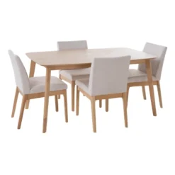 5pc Kwame 60" Dining Set - Christopher Knight Home -Furniture Promotion Series GUEST 9c13c4ca 4335 4329 ae55 452abe086625