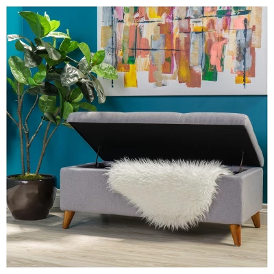 Harper Storage Ottoman Bench - Christopher Knight Home 2 Harper Storage Ottoman Bench - Christopher Knight Home - Image 2