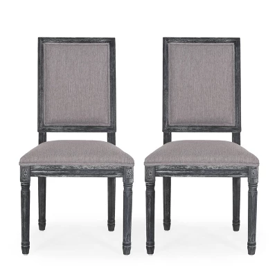 2pk Regina French Country Wood Upholstered Dining Chairs - Christopher Knight Home 13 2pk Regina French Country Wood Upholstered Dining Chairs - Christopher Knight Home - Image 13