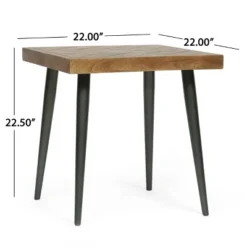 Villard Boho Handcrafted Mango Wood Parquet Side Table Natural Honey/Gray - Christopher Knight Home 11 Villard Boho Handcrafted Mango Wood Parquet Side Table Natural Honey/Gray - Christopher Knight Home -Furniture Promotion Series GUEST 9d2dc9fd e0ed 489b a47a 928e649d00ad