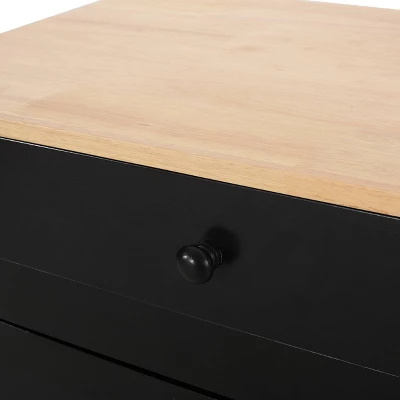 Telfair Kitchen Cart With Wheels - Christopher Knight Home 8 Telfair Kitchen Cart With Wheels - Christopher Knight Home - Image 8