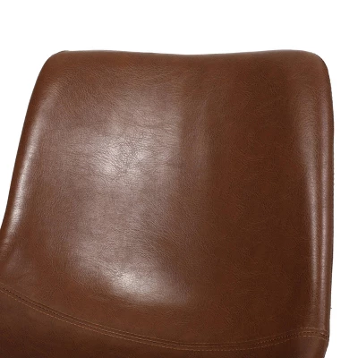 Jarvi Contemporary Upholstered Swivel Office Chair With Rolling Casters - Christopher Knight Home 9 Jarvi Contemporary Upholstered Swivel Office Chair With Rolling Casters - Christopher Knight Home - Image 9